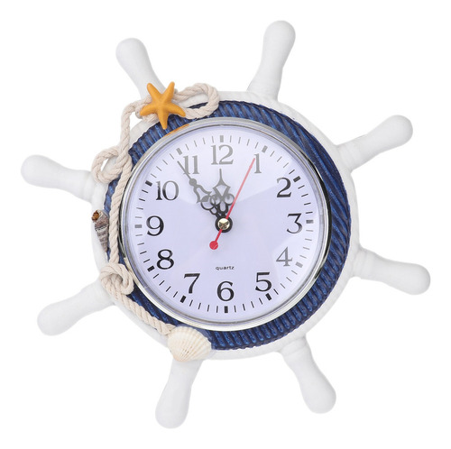  Reloj De Pared Mediterráneo Con Decoración De Cuerda Que