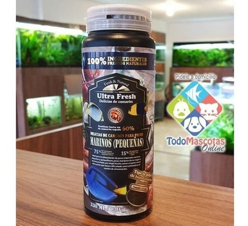 Alimento Para Peces Marinos Premium Azoo Ultra Fresh 130g