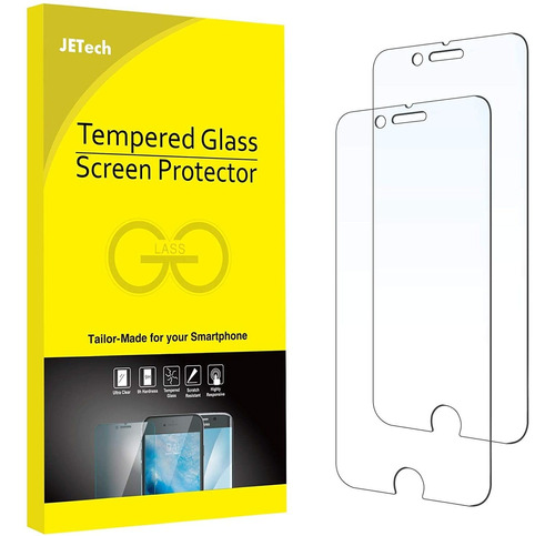 Protector De Pantalla Para iPhone Jetech Templado 2-pack