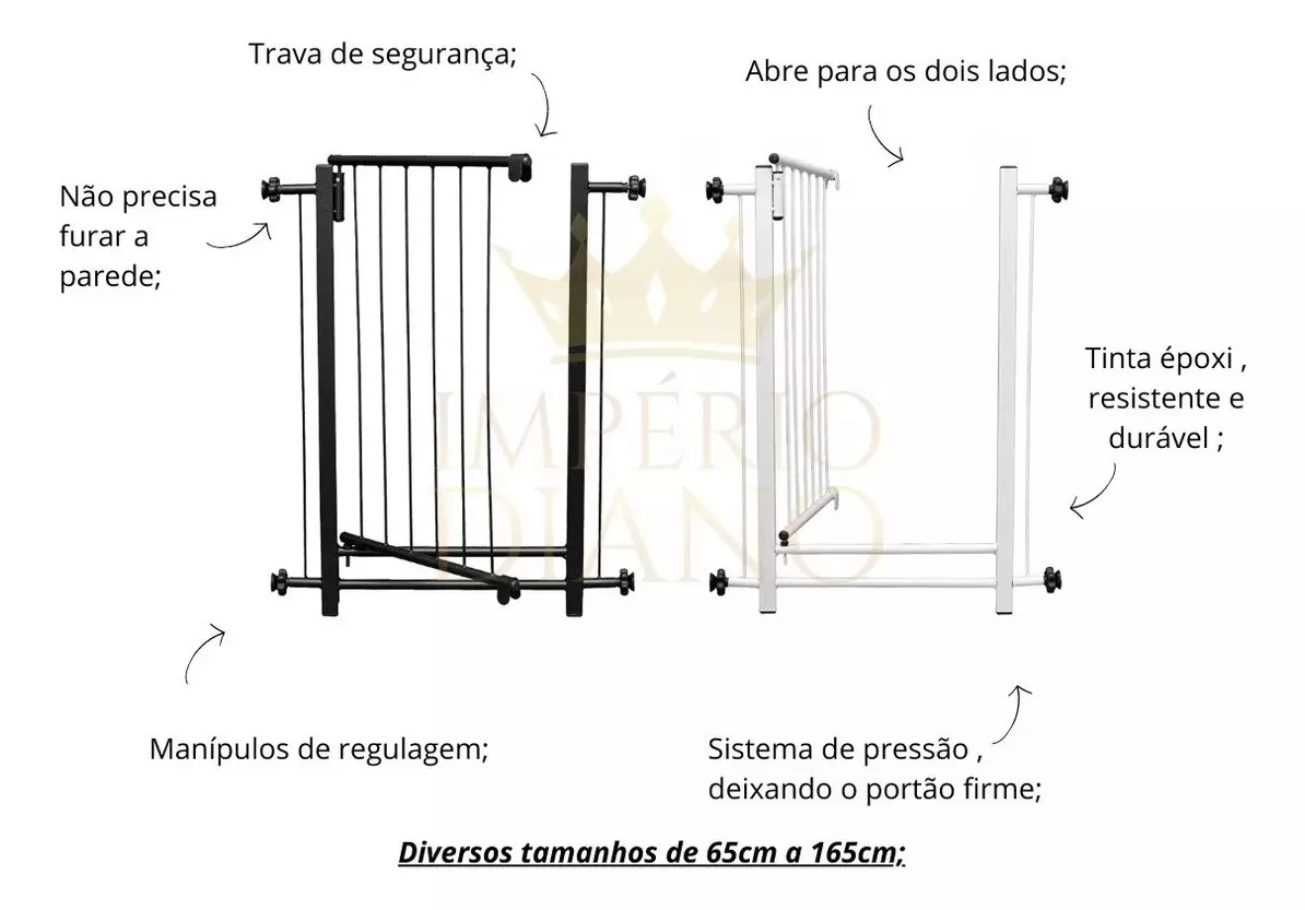 Terceira imagem para pesquisa de portao pet 1 metro