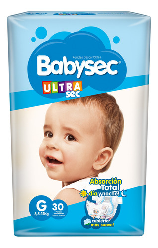 Pañales babysec Ultra G X30 - Bebés Y Niños