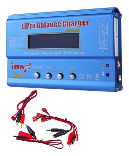 Para Cargador De Batería Lipo Imax B6 De 80 W+conector T Lip