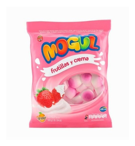 Gomitas Mogul Frutillas Y Crema X 500 Grs - Lollipop