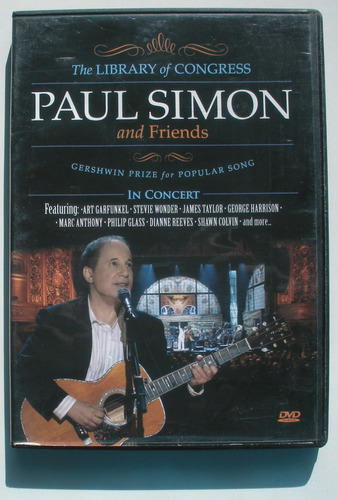 Dvd - Paul Simon And Friends - The Library Of Congress