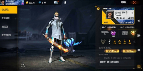 Imagen 4 de 5 de Cuenta Freefire A 700bs Por Motivos Personales