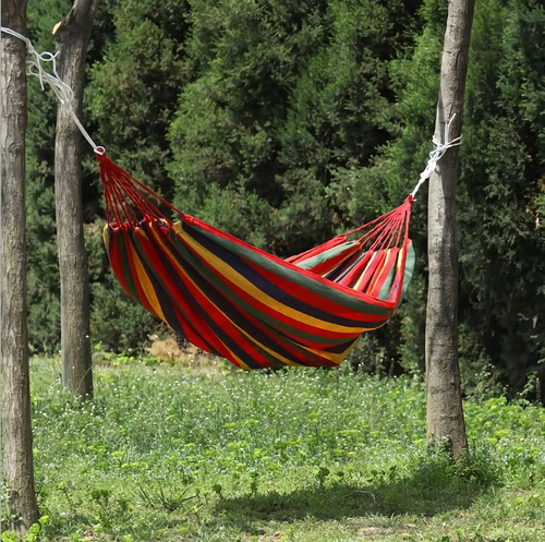 Hamacas De Viaje De Tela De Algodón Para Una O Dos Personas