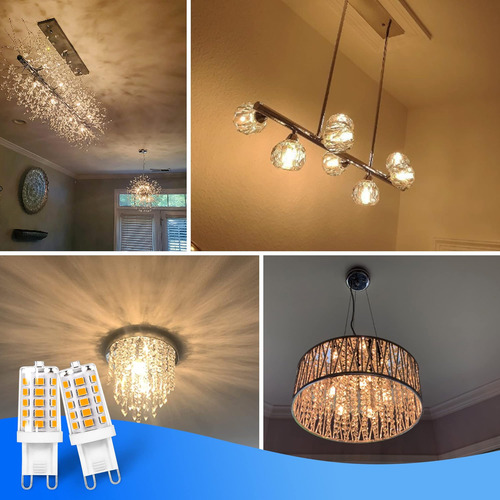 Bulbo Led De Heifymi G9 Dimmable 5w 2700k Blanco Cálido G9