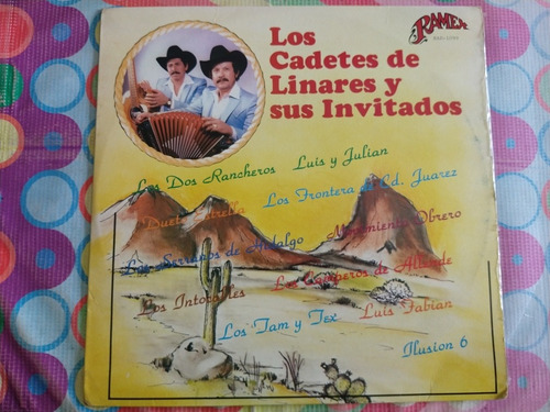 Los Cadetes De Linares Y Sus Invitados Lp Mi Único Camino Y