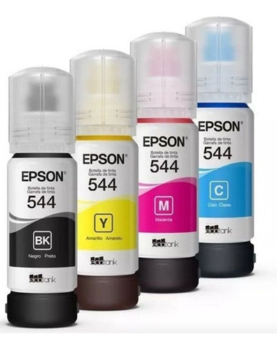 Imagen 2 de 2 de Tinta Epson Original 544 Negra