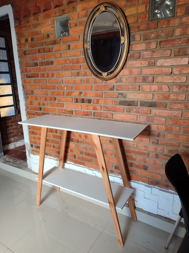 Recibidor Demueble Tipo Recibidor (mesada Mdp Y Eucalipto)