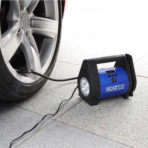 Imagen 4 de 5 de Compresor De Aire Sparco Para Neumaticos Auto Spt-160 - Sp