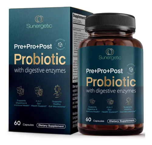 comprar Enzimas Prebióticas, Posbióticas Y Digestivas Premium 4 En 1