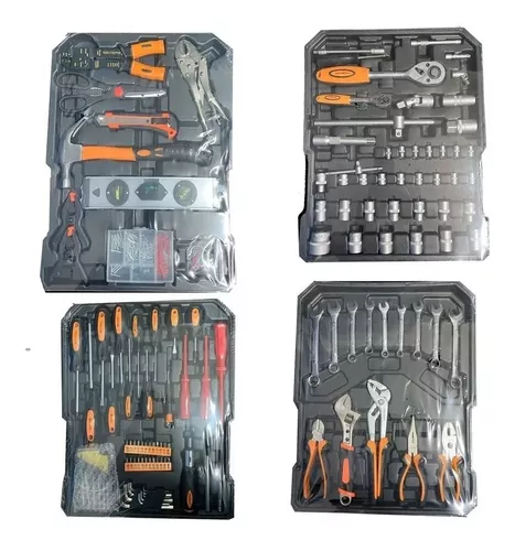 Set De Herramientas Caja 159 Piezas Maletin Kit Completo Kit