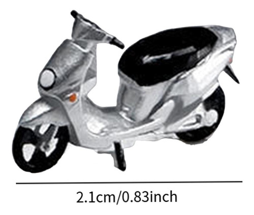 Modelo De Motocicleta A Escala 1:64, Minidecoración,