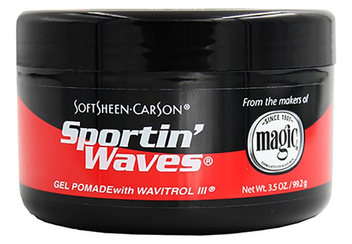 Softsheen-carson Sportin' Waves - Pomada De Gel Con Wavitrol