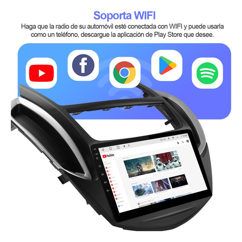 Estéreo 1+32g Para Chevrolet Trax 2012-2016 Cámara Gps Fmcj-