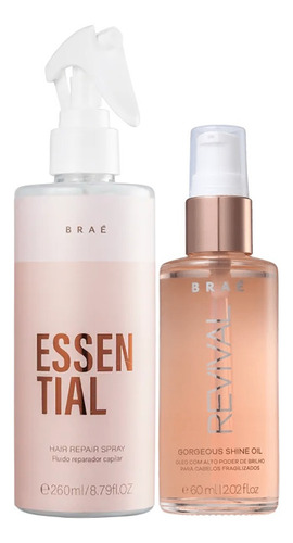 Braé Kit Óleo Revival 60ml E Leave In Essential 260ml