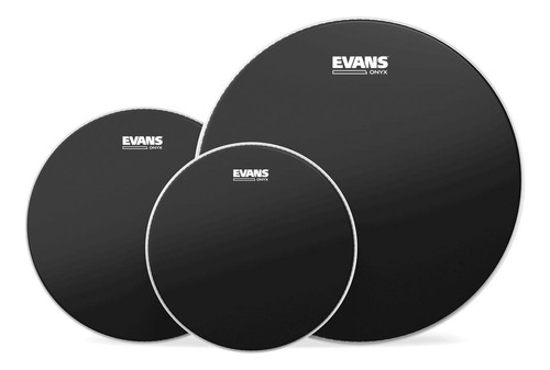 Kit De Peles Fusion Evans Onyx ETP-ONX2-F