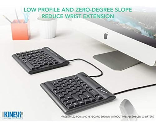Teclado Ergonómico Kinesis Freestyle2 Con Vip3