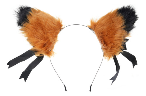 Hair Hoop Fox Para Pelo De Peluche, Suave Y Peludo, Cinta