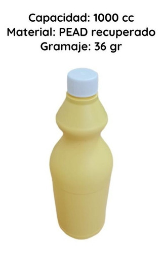 Envases Plasticos Botellas Lavandina 1 Litro X 200 Un