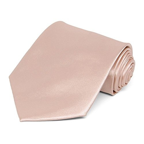 Tiemart Blush Pink Corbata De Color Solido