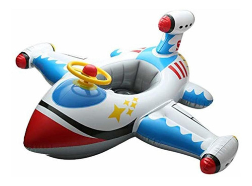 Inflable Para Piscina Aquamars Space Jet  Avión Bebé Niñ Flb