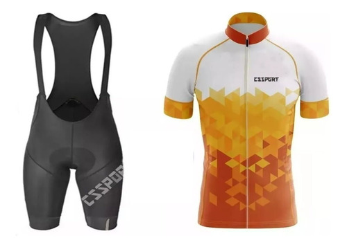 Conjunto De Ciclismo  Cs Sport Tm  Calza C/gel Alta Calidad 