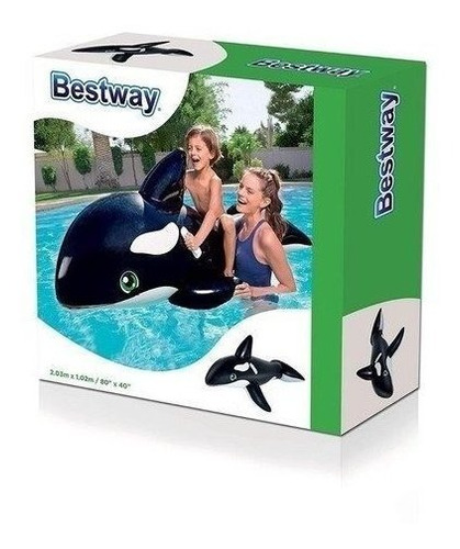 Ballena Orca Inflable Flotador Para Pileta Bestway 41009