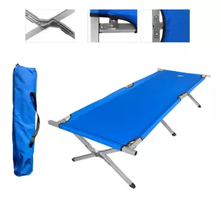 Catre Cama Plegable Exterior Reforzado-plegable+ Funda Playa