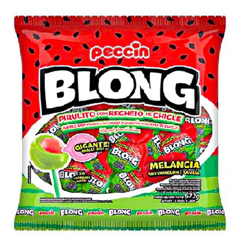 Pirulito Blong Melancia - 672g