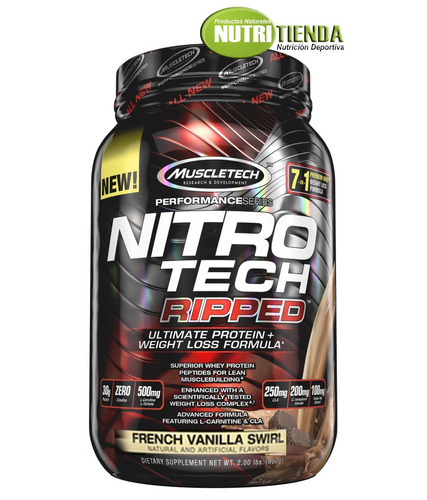 Nitro Tech Ripped X2 Lbs De Muscletech - Músculo, Definición