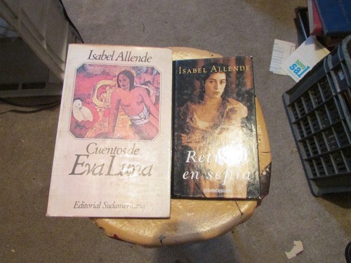 2libros De I. Allende.cuentos De Eva Luna Y Retrato En Sepia