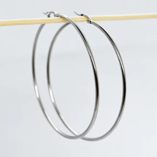 Argollas de acero grandes sale