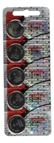 Pila Bateria Cr2032  Maxell X5 Pilas Mas Cupón $5 Gratis 