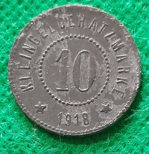 Alemania Notgeld 10 Pfennig 1918 Eduard Meyer Vf
