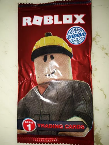 Cartas Roblox Originales Pack X 25 Sobres Mas Caja Gratis Mercado Libre - figuritas roblox 25 sobres original