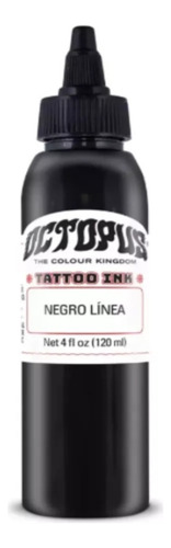 Pigmento Tinta Octopus Ink Negro Línea 10 Oz Tattoo Negro Línea