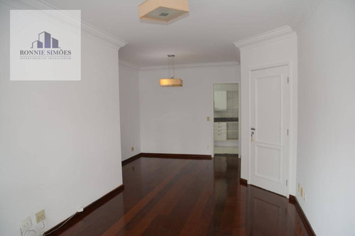 Apartamento Para Alugar Em Moema, Ed. Modular Da Vinci, 3 Dormitórios Sendo 1 Suíte, Varanda Ampla, 4 Banheiros, 2 Vagas Na Garagem, 97 M², São Paulo. - Ap1143