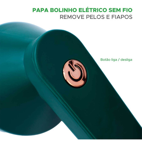Papa Bolinhas Elétrico Sem Fio - Remove Pelos E Fiapos