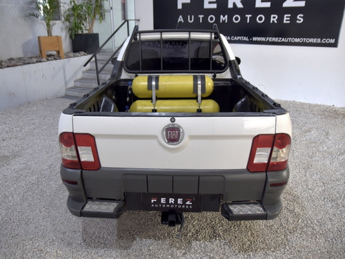 Fiat Strada Working 1.4 8v Con Gnc 2013 Color Blanco