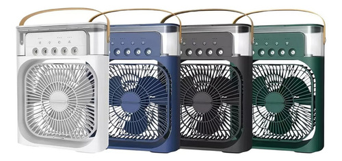 Aire Acondicionado Portátil Humificador Ventilador Ambiente Color Azul