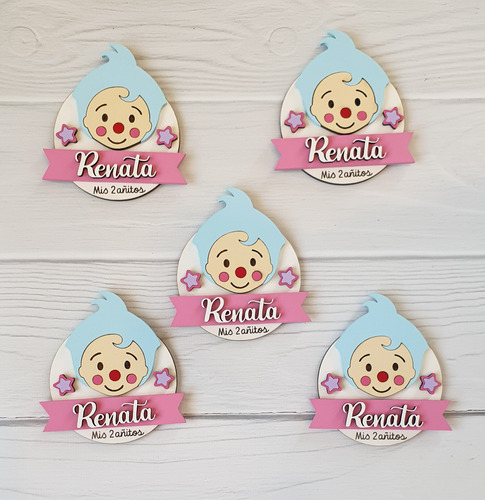 Souvenir Personalizado Iman Plim Plim X20