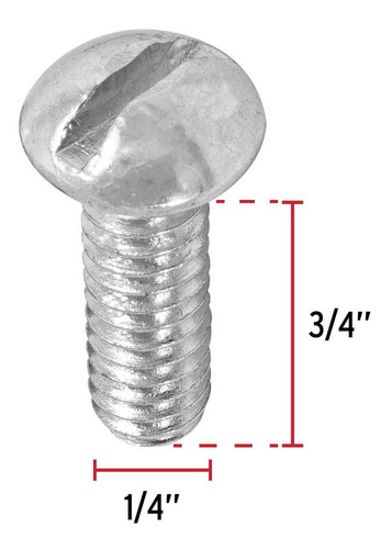 Bolsa C/150 Tornillos Fiero Tore-1/4x3/4 1/4 X 3/4 44625