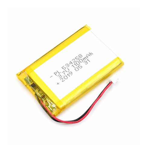 Bateria Lipo 3.7v 1100mah 534258 Recargable Jst Conector