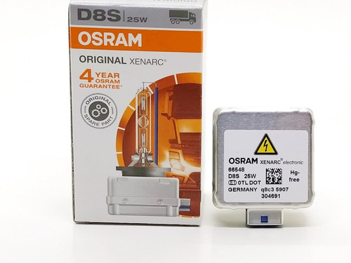 Imagen 2 de 6 de Lampara D8s Osram Xenón Amarok Para Faro Principal Original