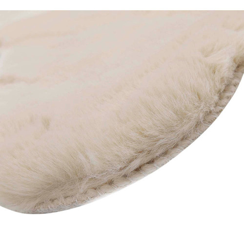 Alfombra Shaggy Luxury Soft Beige 60x90 Cms