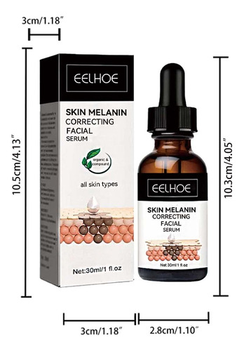 L Melanin Facial Repair Hidrata La Piel, Blanquea Y Decolora
