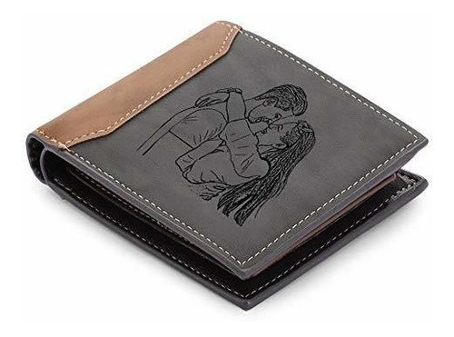 Wallets De Fotos Personalizadas Para Hombres, Regalos G2lvp