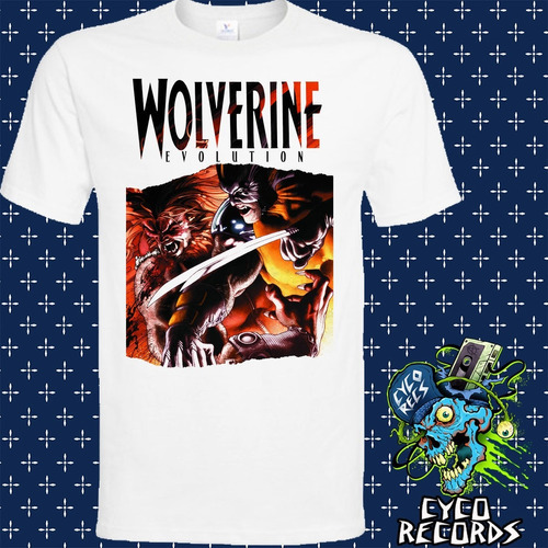 Wolverine - Evolution - Comics - Polera- Cyco Records